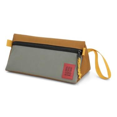 Imagem de Topo Designs Kit Dopp – Bolsa de viagem para itens essenciais de cuidados pessoais, forma autônoma, totalmente forrada, nylon reciclado, Besouro / cáqui, 3L