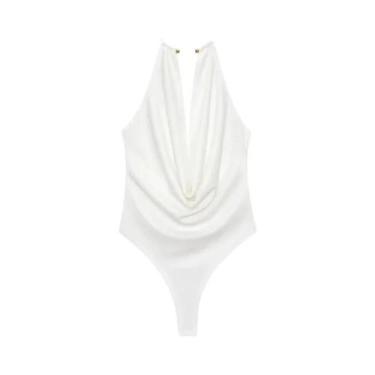 Imagem de Body Sexy Sem Mangas E Costas Descobertas Para Mulheres, Conjunto De V