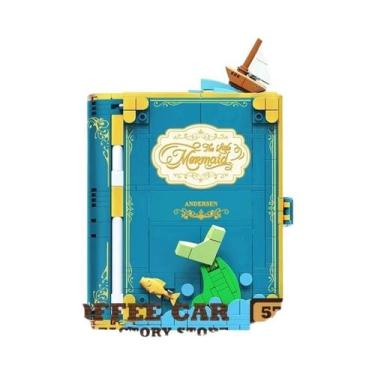 Imagem de Blocos De Montar 3D Princesa: Livro De Histórias DIY, Peças MOC De Fil