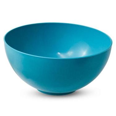 Imagem de Kit 10 Bowls Potes Cumbuca Tigela Plastico Cor Viva 370 ML Cor:AZUL CL