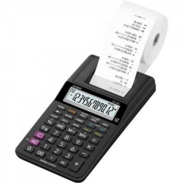 Imagem de Calculadora Com Bobina 12 Dígitos Hr-8rc-we-b-dc Preta Casio. - OUTRAS