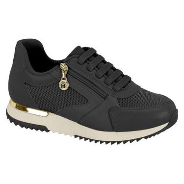Imagem de Tênis Modare Casual Ultraconforto Zíper Feminino, Preto, 38