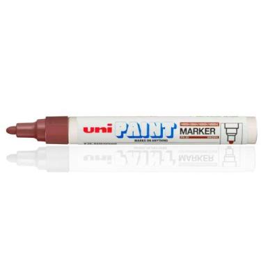 Imagem de Marcador Caneta Permanente Uni Paint Marker  PX20 Brown - UNIBALL