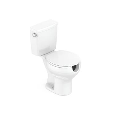 Imagem de Kit de Bacia com Caixa Acionamento Lateral Assento PP com Abertura Fro