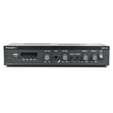 Imagem de Amplificador Bluetooth, USB/SD/FM SLIM 1600 APP G5 - Frahm