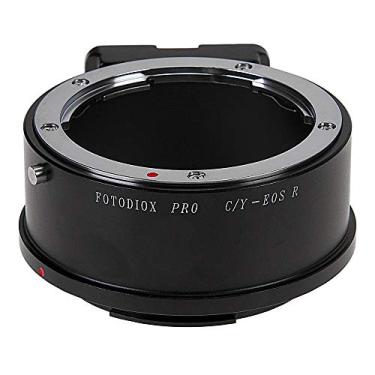 Imagem de Adaptador de montagem de lente Fotodiox Pro compatível com lentes SLR Contax/Yashica (CY) para corpos de câmera sem espelho de montagem RF (EOS-R) da Canon
