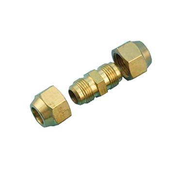 Imagem de Pacote com 2 acessórios para ferramentas de refrigeração, adaptador de conector de tubo de alumínio de cobre (10 mm) para reparo de evaporador de refrigerador de ar condicionado