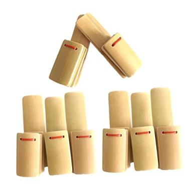 Imagem de 8 Pcs Bamboo Allegro Percussion for Kids Oud Instrument Kids Traditional Kuaiban Clappers Chinese Allegro Clapper Hand Castanets Bamboo Wooden