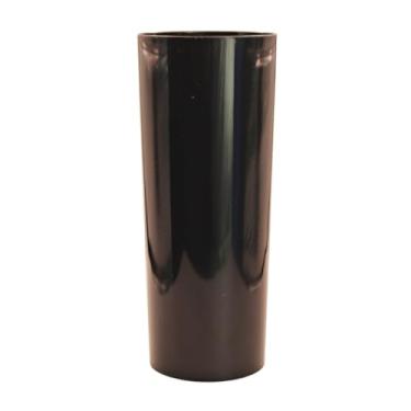 Imagem de Copo Long Drink Sólido 20 un Acrilico Colorido Festa Casamento Aniversario formatura bar batismo cha de bebe cha de cozinha cha revelação mimo centro de mesa decoração evento drink (Preto)