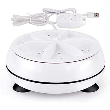 Imagem de Mini máquina de lavar louça portátil com alimentação USB para lavanderia pessoal, acampamento, viagem em RV