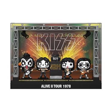 Imagem de KISS Funko Pack 4 bonecos Pop! Moments DLX Vinyl Alive II 1978 Tour 9 cm