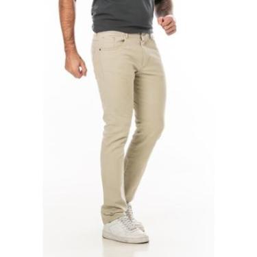 Imagem de Calça Sarja Bege Caqui Adonis-Masculino