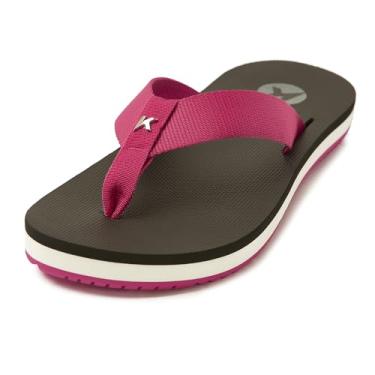 Imagem de SANDÁLIA CHINELO FEMININO KENNER DGJ-04 KYRA COR PINK/BRANCO Cor:Vermelho;Tamanho:36