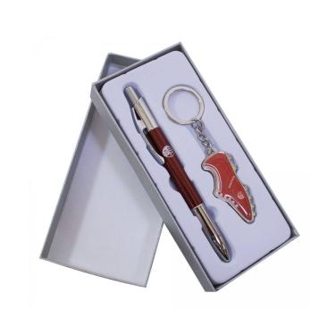 Imagem de Kit Caneta Roller Ball E Chaveiro Chuteira - Náutico