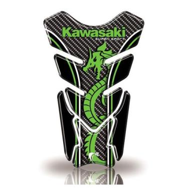 Imagem de Protetor De Tanque Adesivo Moto Kawasaki - Teu Adesivo, Verde