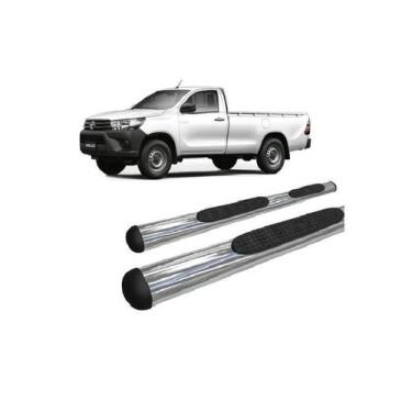 Imagem de Estribo Hilux 2016 a 2020 Oval Oblongo Cromado C S - HOZZ