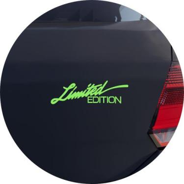 Imagem de Adesivo de Carro Limited Edition Tuning - Cor Verde Claro - Melhor Ade