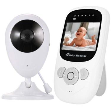 Imagem de Babá Eletrônica Monitor Câmera Wifi Bivolt Visão Noturna Som - AITEK