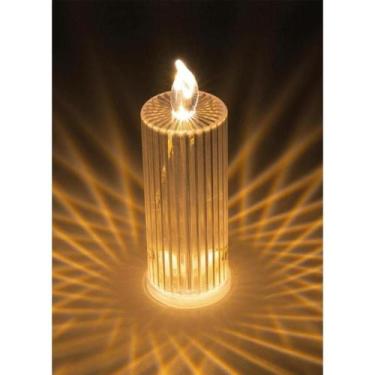 Imagem de Vela Decorativa Transparente 15cm Eletrônica Led - Pra vc 