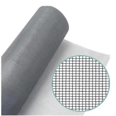 Imagem de Tela Mosquiteira Fibra Vidro Cinza 120 x 120cm - Telas MM