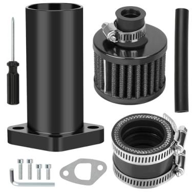 Imagem de CILOYU Kit de tubo de admissão de desempenho para PWK 24 mm 28 mm PE Carburador Predador 212 224 196cc 200cc Motor Coleman Mini Bike CT200U BT200X KT196 Baja Warrior MB200 GX200 6,5hp Go Kart Parts