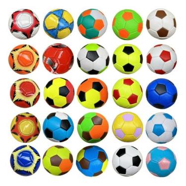 Imagem de 10 Mini Bolas De Futebol N2 Material Sintético Costurada - Central do 