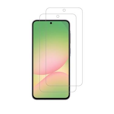 Imagem de VIESUP Protetor de tela para Samsung Galaxy A56, pacote com 2 protetores de vidro temperado, alta transparência, HD, anti-arranhões para Samsung Galaxy A56 2025