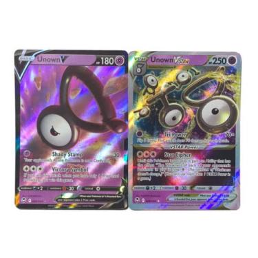 Imagem de Unown V & Vstar 065/195- Silver Tempest - Pokemon Ultra Rare Card Lot - 2 Card Set