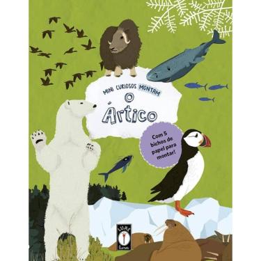 Imagem de Mini curiosos montam o Ártico - Com 5 bichos de papel para montar!