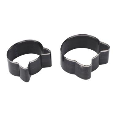 Imagem de 2 Pçs Forma de Cabeça de Gato Couro Perfuração Morrer Buraco Oco Perfurador Ferramentas Corte Molde Perfuração Morrer para Artesanato