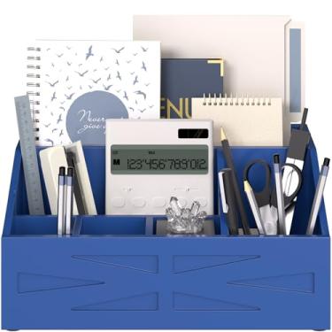 Imagem de Organizador de madeira para correio, mesa de fazenda e bancada de cozinha, classificador de cartas, organizador de correspondência de mesa e organizador de notas, arquivo de mesa e suporte de papel