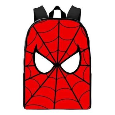 Imagem de Mochila Escolar Infantil Para Meninos Desenho Homem-aranha - Stampnew