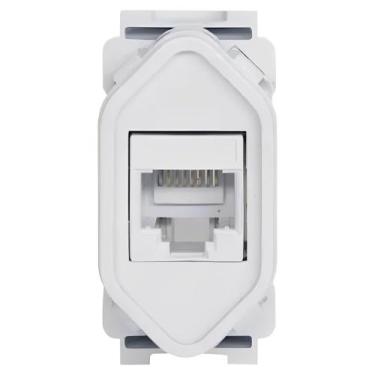 Imagem de Módulo Tomada RJ45 Branco - RVB-1200/5 - RAVENNA