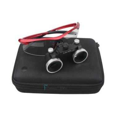 Imagem de Lupas Cirúrgicas Dentárias Ultraleves 2.5x 3.5x Lupa Binocular Com Far