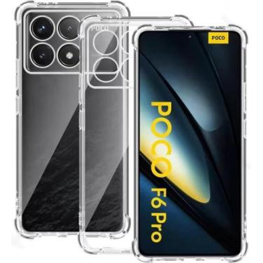 Imagem de Capa Air Cushion Para Poco F6 Pro 5G - Transparente - Jetech