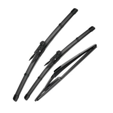 Imagem de Kit com 3 Palhetas Limpador para-brisa Dianteiras e Traseira para,Palheta do Limpador de Para-brisa Premium para Todas as Estações para Mercedes GL X164 2005-2012,Borracha Natural Top Lock