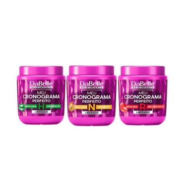 Imagem de Kit Máscaras Capilar DaBelle Meu Cronograma Perfeito com 3 unidades de