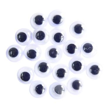 Imagem de Olho Movel Preto 10mm, Kit com 20 pacotes de 50 unidades (1000 un.), KIT-BE3, 529668