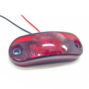 Imagem de Lanterna Lateral Carreta Vermelha LED 12V 24V - H3