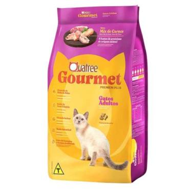 Imagem de Ração Quatree Gourmet para Gatos Adultos Mix de Carnes 20kg - GRANVITA