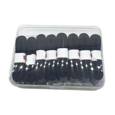 Imagem de Generic Fita adesiva para raquete de tênis, 8 peças, para raquete de tênis, absorção de suor, seca confortável, envoltório de cabo de alto, Preto