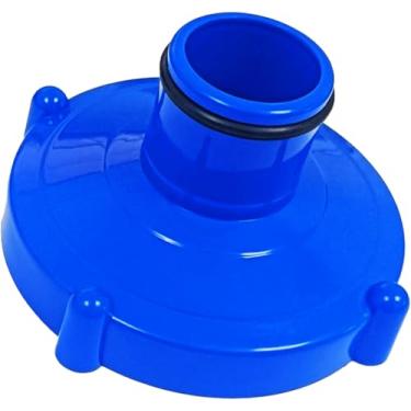 Imagem de PF DOGGY Adaptador de mangueira de vácuo azul para piscina, rosca de 7,5 cm para mangueira de 3,25 polegadas, adaptador de aspirador de pó, compatível com os modelos 11070, adaptador de aspirador de