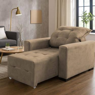 Imagem de Poltrona Amamentação E Decoração Helena Capuccino