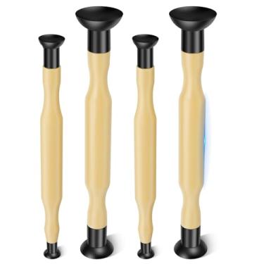 Imagem de FALESOUL Kit de ferramentas de lapidação de válvula, 4 peças, ferramenta de moagem de válvula dupla, ferramenta de lapidação de válvula manual, conjunto de ferramentas de compressor de mola para