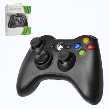 Imagem de Controle Xbox 360 Com Fio Pc Gamer Joystick Microsoft