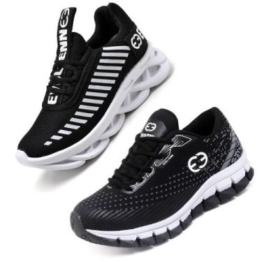 Imagem de Tênis Infantil Masculino Esportivo Modelos Diferentes - Kit 2 Pares Pr