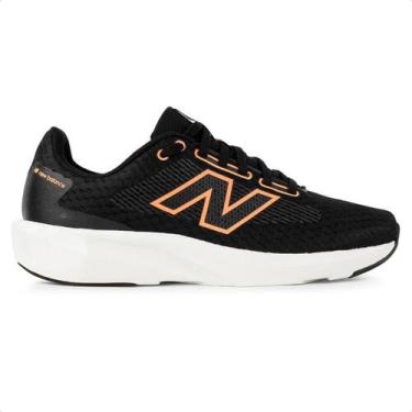Imagem de Tênis New Balance 413 V3 Masculino, Preto, Laranja, 39