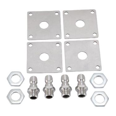 Imagem de Generic Conjunto de 4 Suportes de Canhão de Espuma Montados na Parede de Aço Inoxidável Suporte Seguro para Fácil Acesso a Acessórios de Lavadora de Pressão Design Fácil de Usar