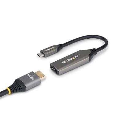 Imagem de StarTech. Com Adaptador USB-C para HDMI, 8K 60Hz / 4K 120Hz, compatível com Thunderbolt / USB4, conversor USB C para HDMI 2.1