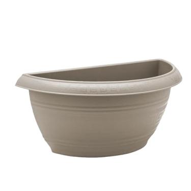 Imagem de Vasos de Parede de 5 Litros Bem Reforçados jardim vertical Reforçado para Jardim Vertical 17x18x38cm(AREIA,2 UNIDADES)